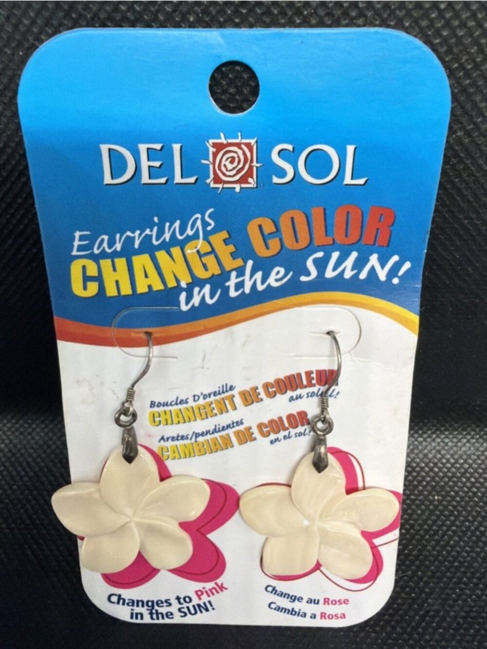 Del Sol Earrings Change Color In The Sun.  Brand New